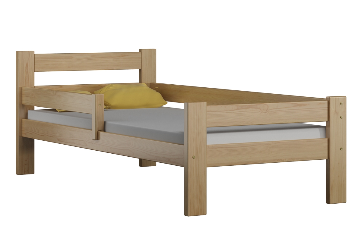 Łóżko dziecięce drewniane Tymek II łózko jasne