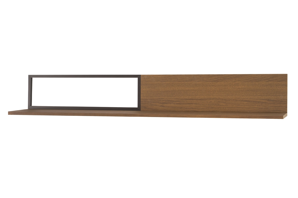 Półka wisząca Pratto 35 - 180 cm - dąb rustical Półka drewniana