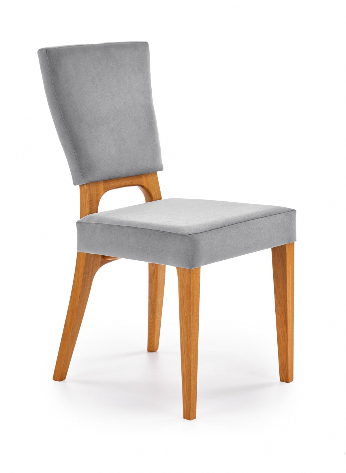 WENANTY krzesło dąb miodowy / popielaty WENANTY krzesło dąb miodowy / popielaty (1p=2szt)