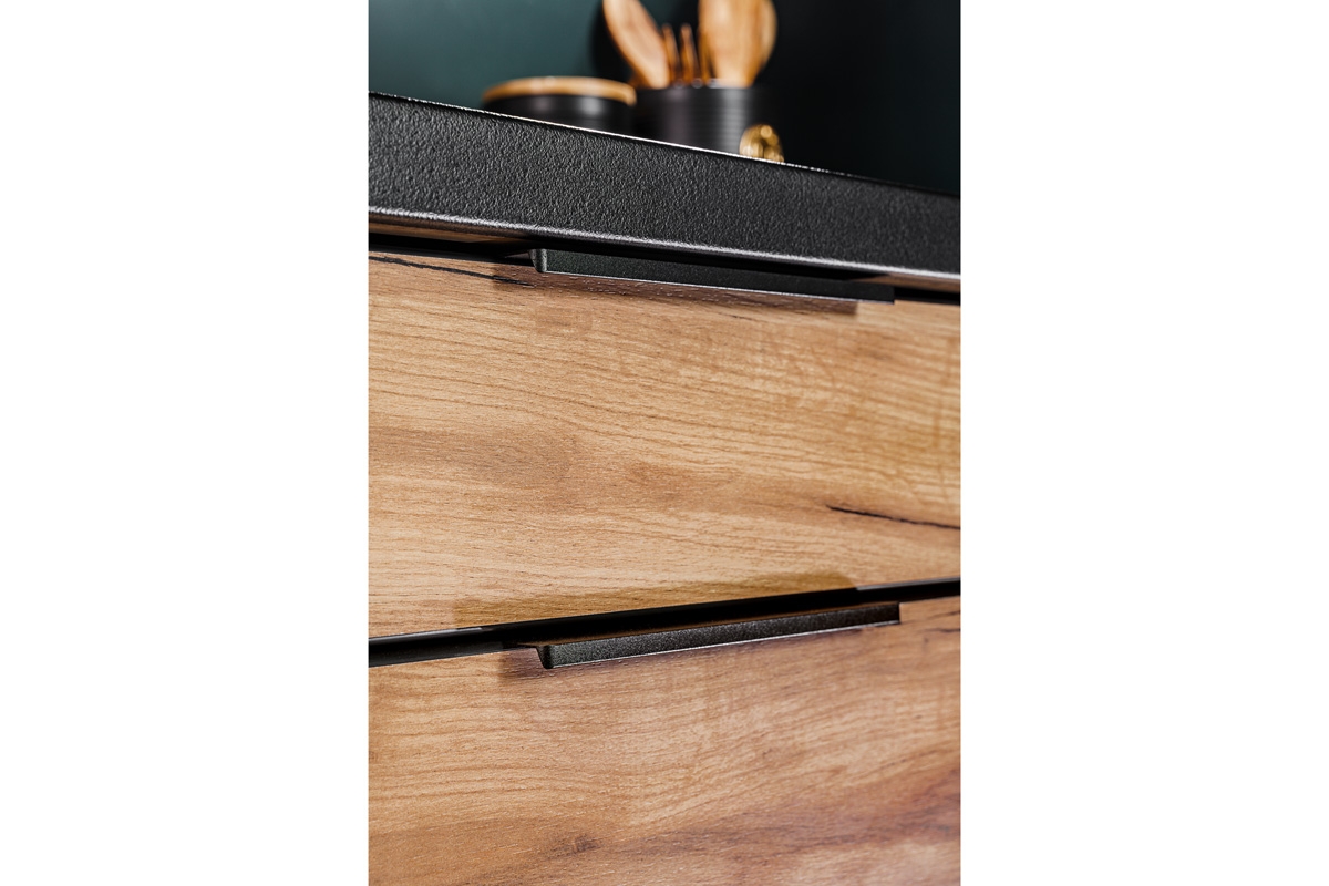 KAMMONO DS40/3 - szafka dolna z szufladami Metalbox - P2 i K2 BLACK fronty szuflad kammono 