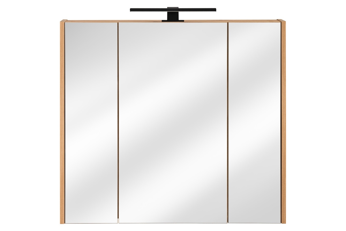 Szafka wisząca lustrzana Madera Grey 841 - Dąb Artisan szafka wisząca z lustrem 