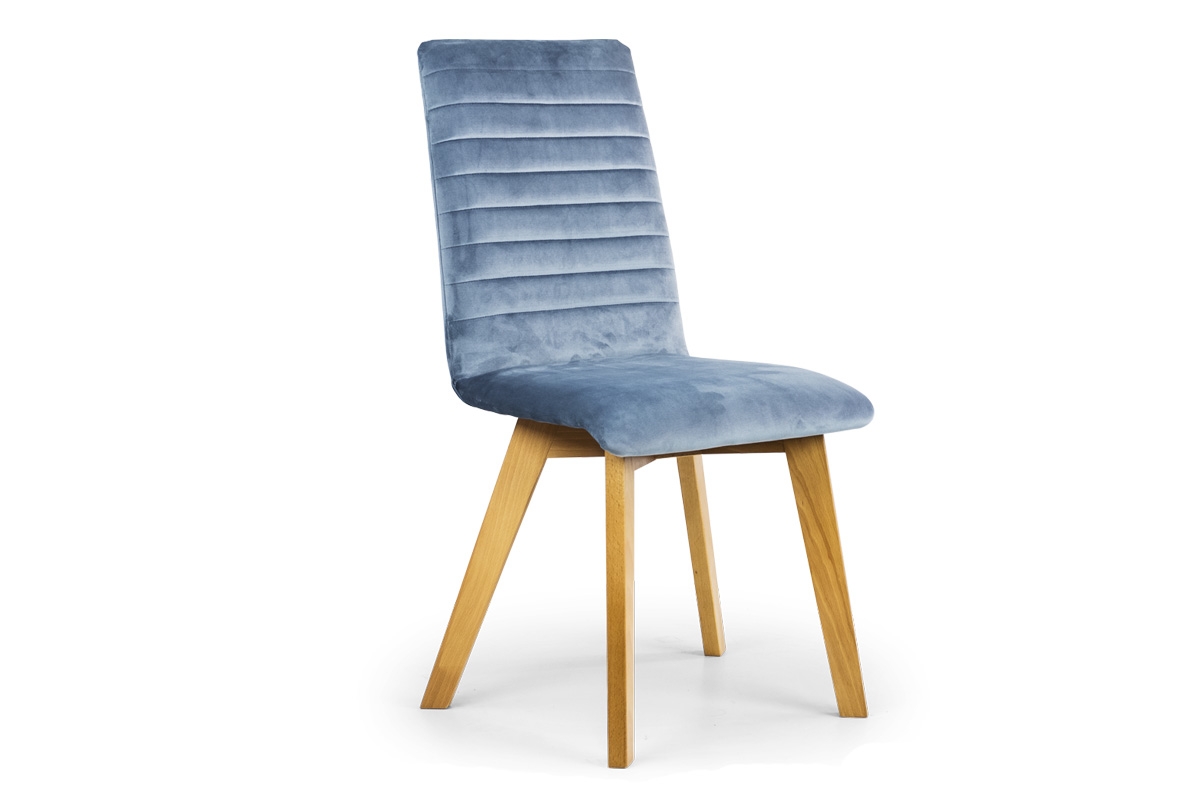 Krzesło tapicerowane Modern 2 na drewnianych nogach krzesło z przeszyciami 