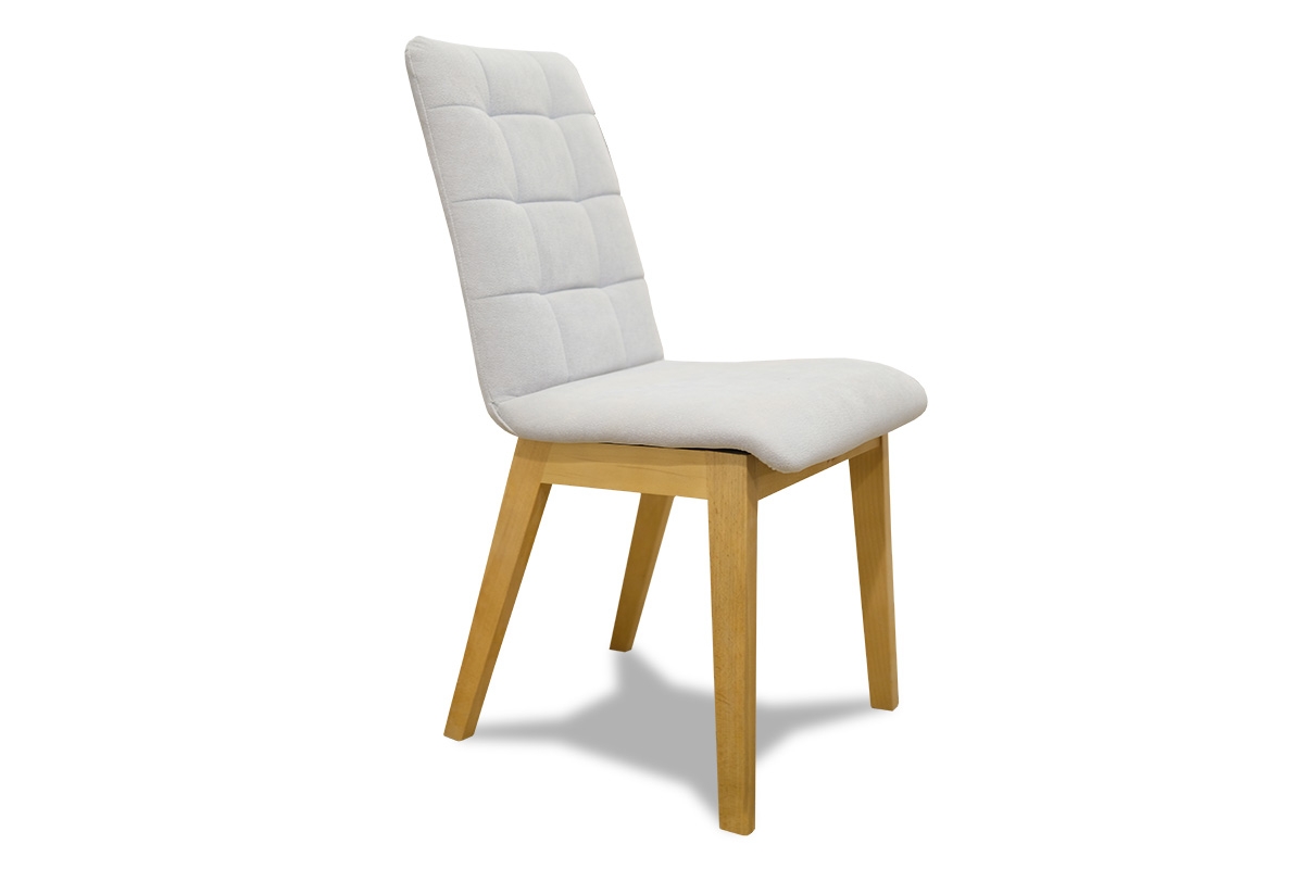Krzesło drewniane Platinum 4 z tapicerowanym siedziskiem beżowe krzesło do jadalni