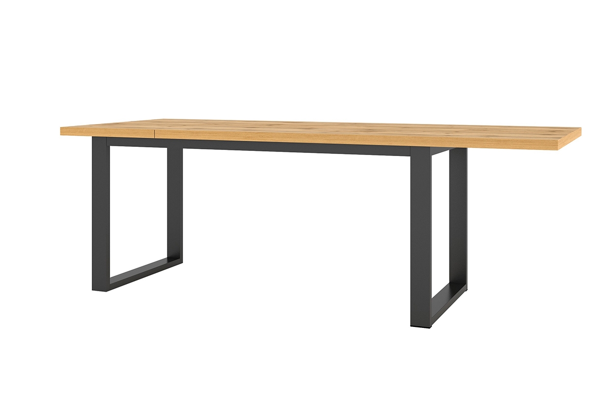 Rozkładany stół do jadalni Halle 92 na metalowych nogach 170-200x90 cm - dąb wotan stół 220 cm