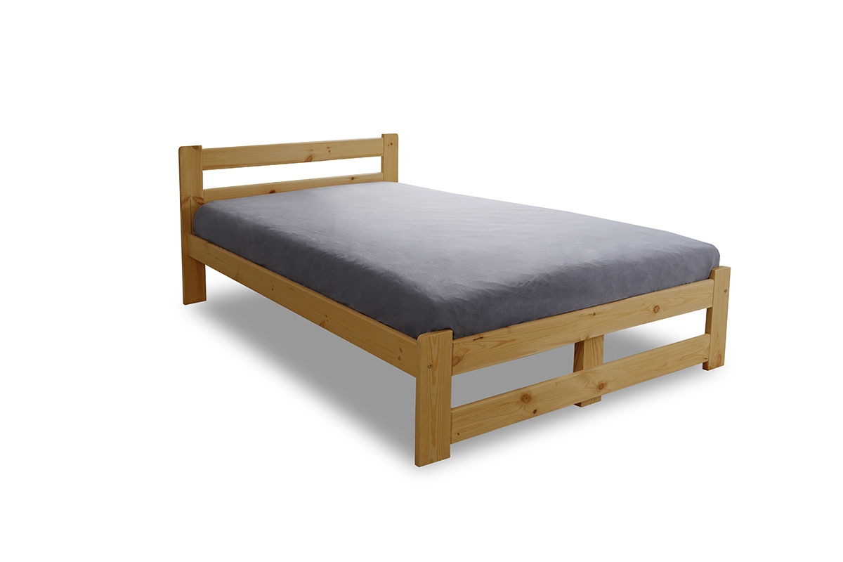 Łóżko sypialniane drewniane 140x200 Garifik E3  łóżko sypialniane jednoosobowe 