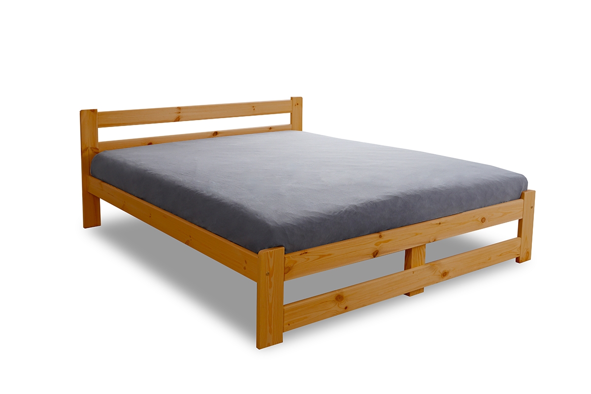 Łóżko sypialniane drewniane 160x200 Garifik E3  łóżko w kolorze olchy 