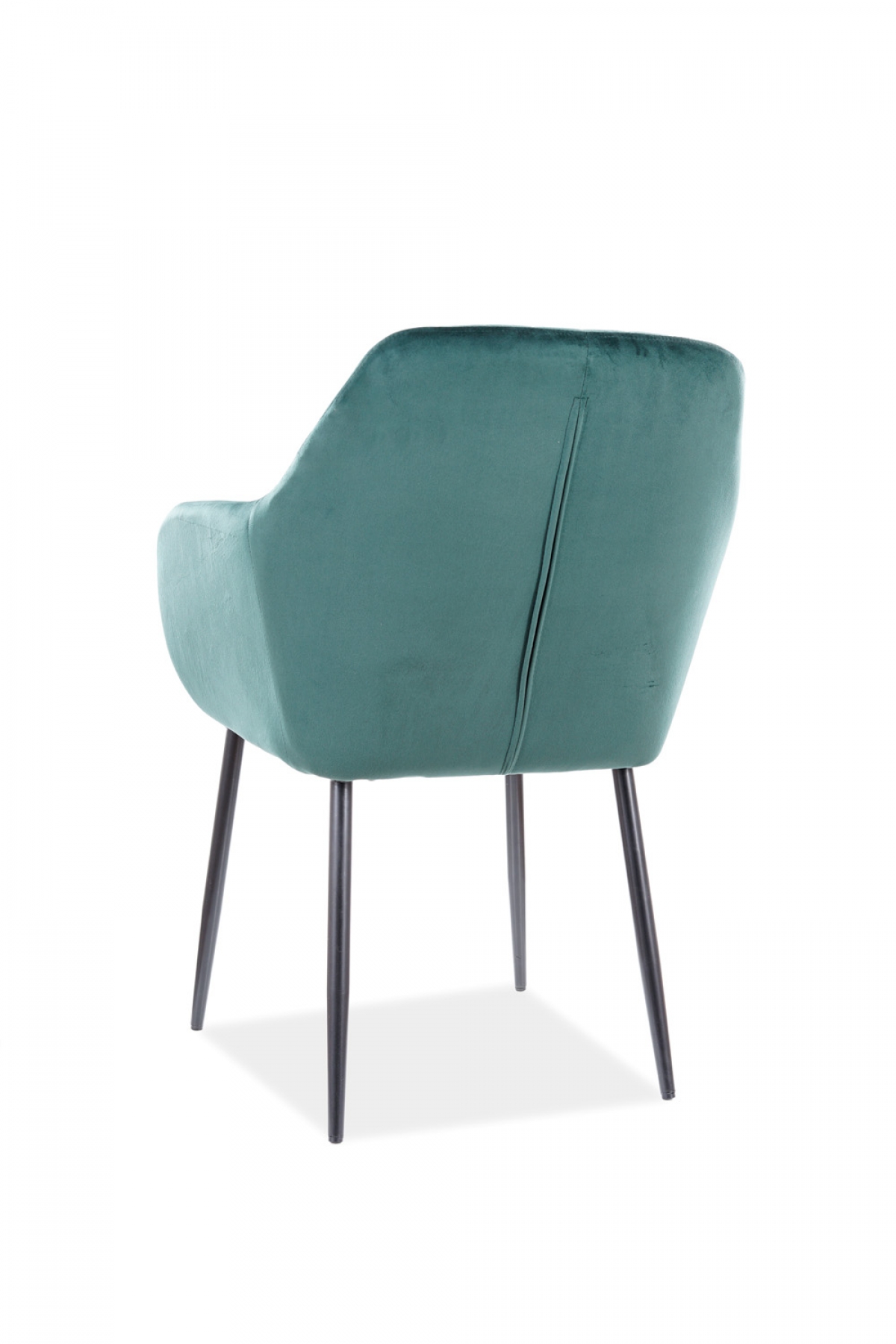 Krzesło tapicerowane Wenus Velvet - Bluvel 78 / zielony / czarne nogi krzesło tapicerowane wenus do jadalni