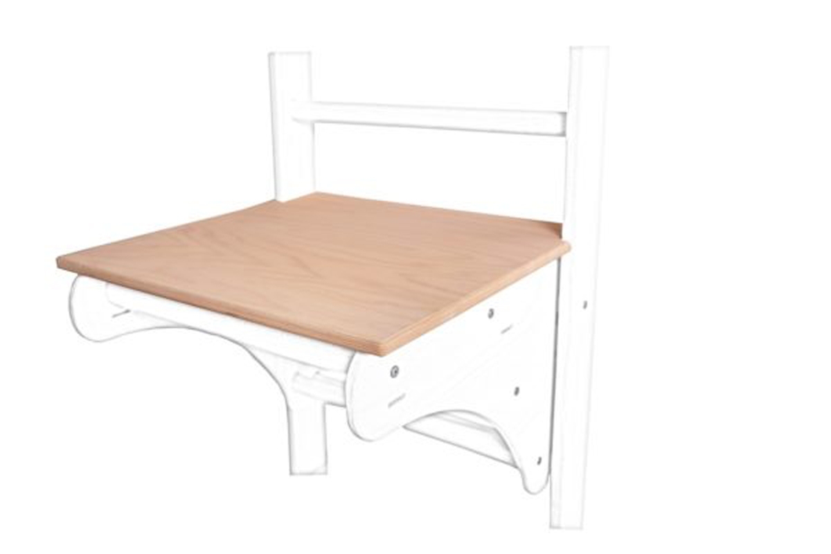 Biurko BenchK BT204 - nakładka do drabinek BenchTop - naturalne drewno zdejmowane biurko 