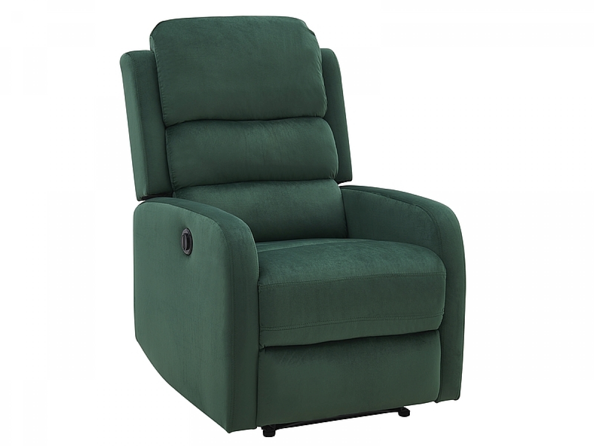 Fotel rozkładany Pegaz Velvet - zielony / Bluvel 78 fotel rozkładany