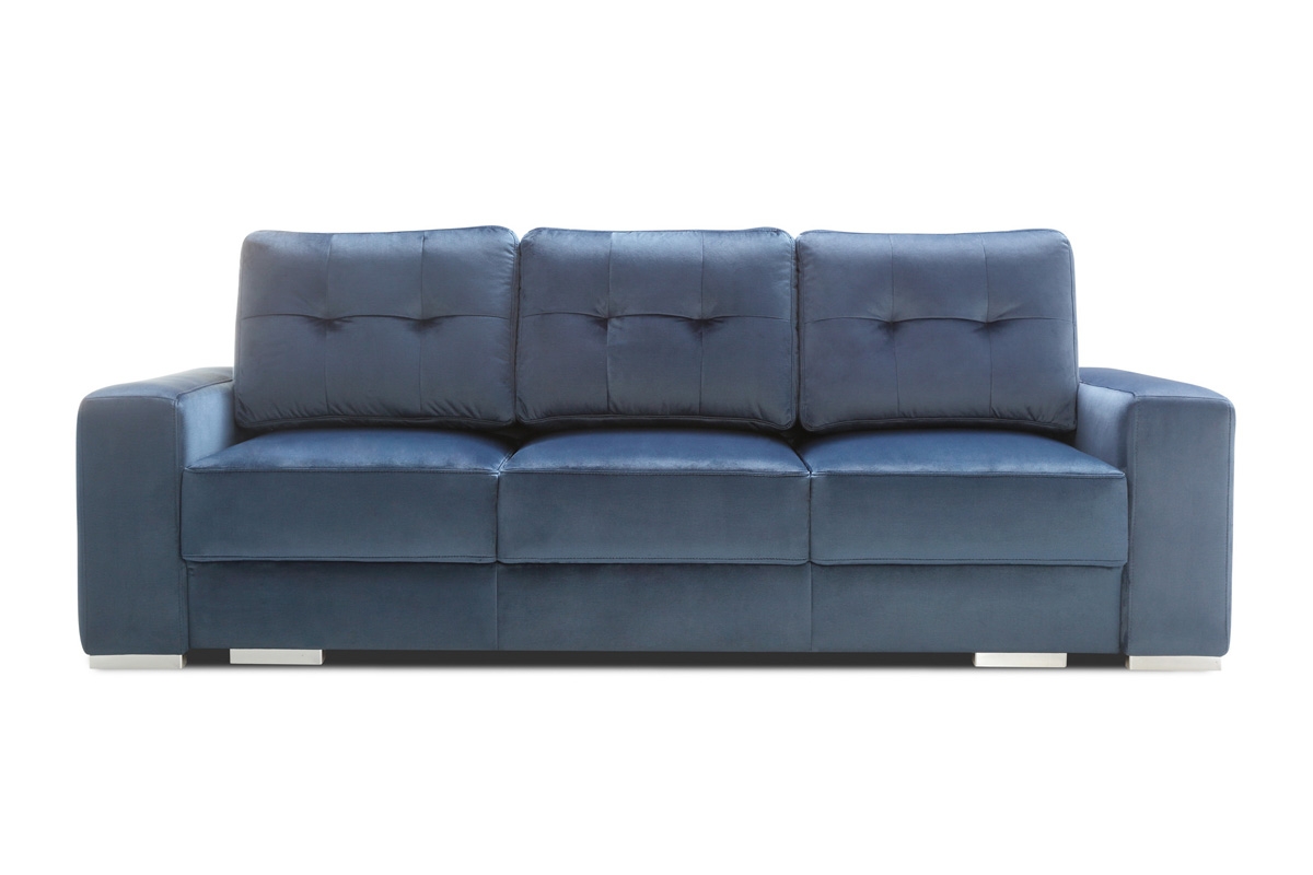 Sofa z funkcją spania Aksel - Tkanina  sofa z poduszkami 