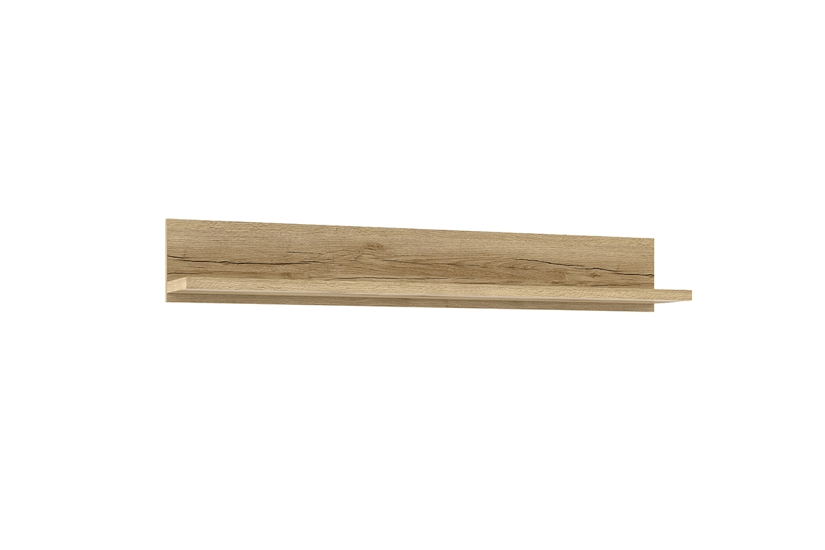 Półka wisząca Olin 02 - 147 cm - dąb grand naturalny wisząca półka do salonu