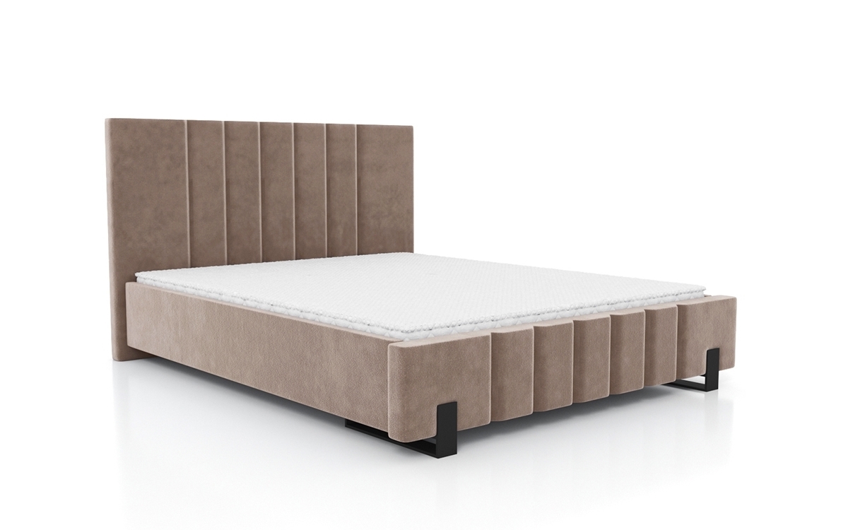 Tapicerowane łóżko sypialniane Verica 180 łóżko sypialniane z wygodnym materacem 