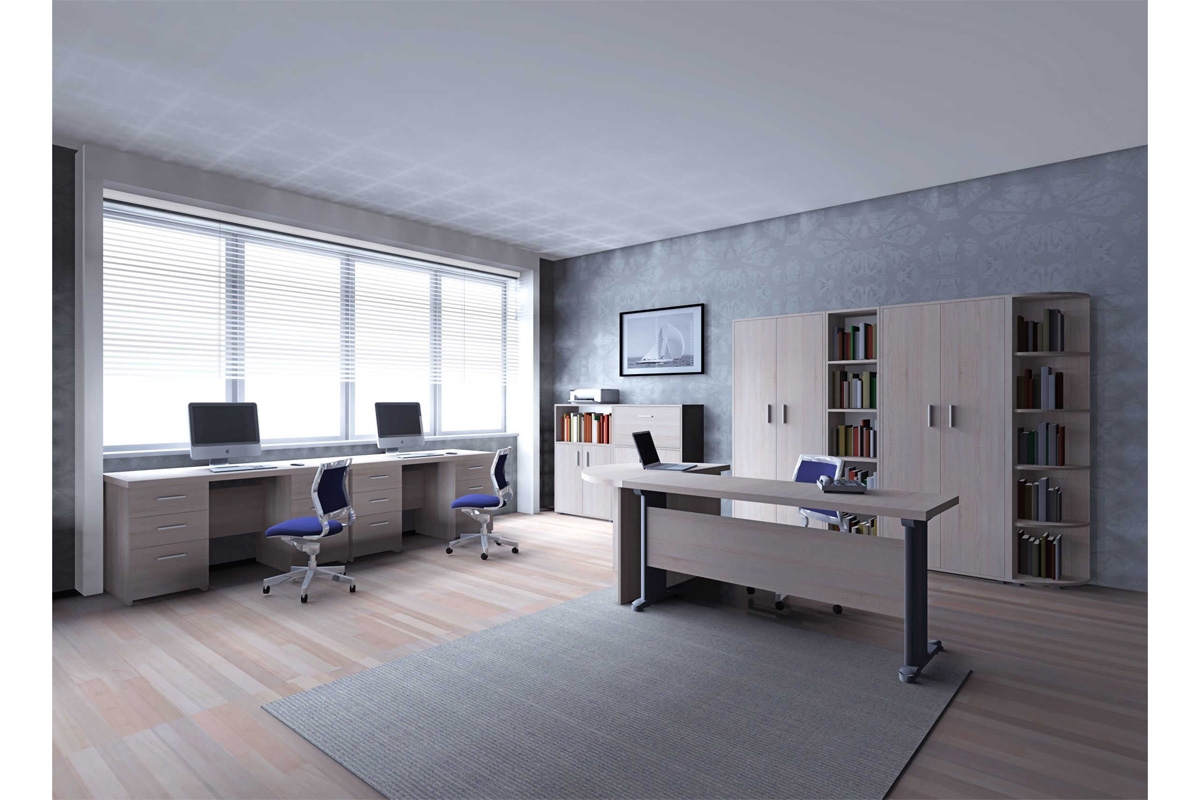 Regał dwudrzwiowy System biurowy 80 cm meble biurowe 