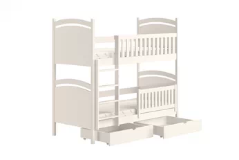 drewniane łóżko piętrowe, ale dzieci 