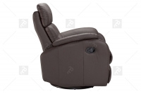 Fotel Amber - Skóra fotel skórzany na piance HR