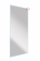  Lustro Wala/Wiki - Outlet  białe lustro bez ramy