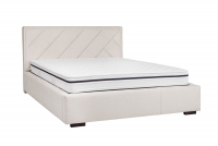 Łóżko tapicerowane sypialniane z pojemnikiem Tiade - 140x200 łóżko tapicerowane z miękką ramą Tiade  