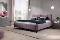 Łóżko sypialniane z pojemnikiem i materacem Riva 180x200 - Bestseller 2021  łóżko do sypialni z materacem i pojemnikiem 