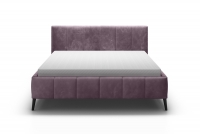 Łóżko sypialniane z pojemnikiem i materacem Riva 180x200 - Bestseller 2021  łóżko z wysokim wezgłowiem 