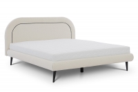 Łóżko tapicerowane 160x200 Nello 1 łóżo z wysokim wezgłowiem