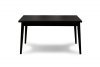 Stół rozkładany 140-180x80 cm Paris na drewnianych nogach czarny drewniany stół