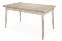 Stół rozkładany do jadalni 140-180x80 cm Ibiza na drewnianych nogach - dąb sonoma stół do jadalni