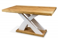 Stół rozkładany 160-240x90 cm Sydney z nogami w kształcie X Stół rozkładany 160-240x90 cm Sydney z nogami w kształcie X