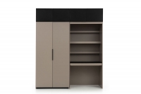 Biurko Ufficio z szufladą 100 cm - congo / kaszmir / czarny biurko i szafa z nadstawkami