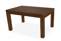Stół w drewnianej okleinie rozkładany 160-360x90 cm Kalabria na drewnianych nogach Stół w drewnianej okleinie rozkładany 160-360 cm Kalabria na drewnianych nogach - orzech