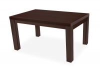 Stół w drewnianej okleinie rozkładany 160-360x90 cm Kalabria na drewnianych nogach - venge Stół w drewnianej okleinie rozkładany 160-360x90 cm Kalabria na drewnianych nogach - venge
