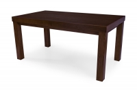 Stół rozkładany w drewnianej okleinie 160-200x90 cm Sycylia na drewnianych nogach Stół rozkładany w drewnianej okleinie 160-200 cm Sycylia na drewnianych nogach - venge