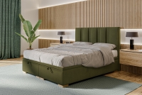 Łóżko sypialniane z pojemnikami Lizyn 180x200  Łóżko sypialniane z pojemnikami Lizyn 180x200 