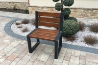 Krzesło ogrodowe Nowoczesne - orzech włoski Krzesło ogrodowe Nowoczesne - orzech włoski