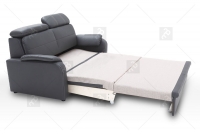 Sofa rozkładana do salonu Amber - skóra sofa do spania 