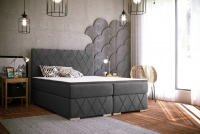 Łóżko kontynentalne z pojemnikami Feba - 180x200 nowoczesne łóżko kontynentalne 