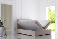 Łóżko kontynentalne z pojemnikami Ofelia 180x200 łóżko z pojemnikami na pościel 