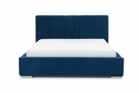 Tapicerowane łóżko sypialniane Adalio 160x200 łóżko z wysokim wezgłowiem do sypialni 