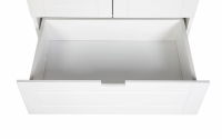 Dziecięca szafa z szufladą Iwo - biały szafa z szufladą 