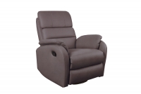Fotel wypoczynkowy Amber z funkcją relaks - tkanina  brązowy fotel wypoczynkowy 