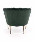 AMORINITO fotel wypoczynkowy ciemny zielony / złoty amorinito fotel wypoczynkowy ciemny zielony / złoty