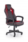 Fotel gamingowy Baffin - czarno / czerwony fotel biurowy obrotowy 