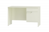 Biurko białe Bryza BRB-1C 900 - Biały połysk białe biurko z szufladą i szafką