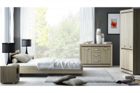 Biurko nowoczesna Santori 125 cm z szufladami meble do sypialni 