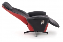 CAMARO fotel wypoczynkowy czarny / czerwony camaro fotel wypoczynkowy czarny / czerwony