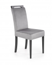 CLARION 2 krzesło czarny / tap: MONOLITH 85 (popiel) clarion 2 krzesło czarny / tap: monolith 85 (popiel)