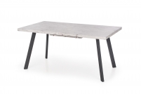Stół rozkładany Dallas - marmur dallas stół rozkładany czarny stelaż, blat - marmur