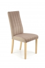 Krzesło tapicerowane Diego 3 - dąb miodowy / beż diego 3 krzesło dąb miodowy / tap. velvet pikowany pasy - monolith 09 (beżowy) (1p=2szt)