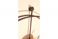 Stalowy zegar ścienny KAYU 14 Dąb w stylu Loft - Czarny - 75 cm Stalowy zegar ścienny KAYU 14 Dąb czerwony w stylu Loft - Czarny - detal