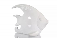 Figurka ceramiczna ALISA 2 07 - Biały figurka ryba
