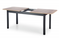 Stół rozkładany Flugro 160x80 cm - dąb artisan / czarny stół rozkładany